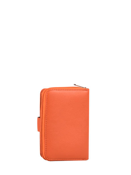 Portefeuille Leder Hexagona Oranje confort 461063 ander zicht 2
